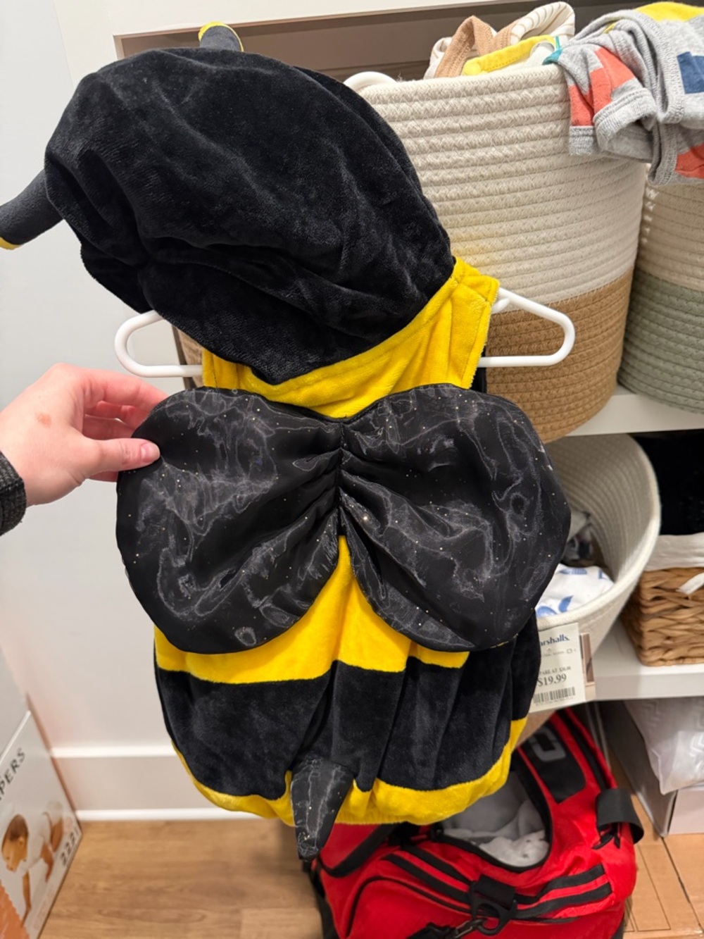 Striped Bee Costume - Yellow & Black - Picture 3 of 3